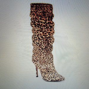 Burju dance heels cheetah print